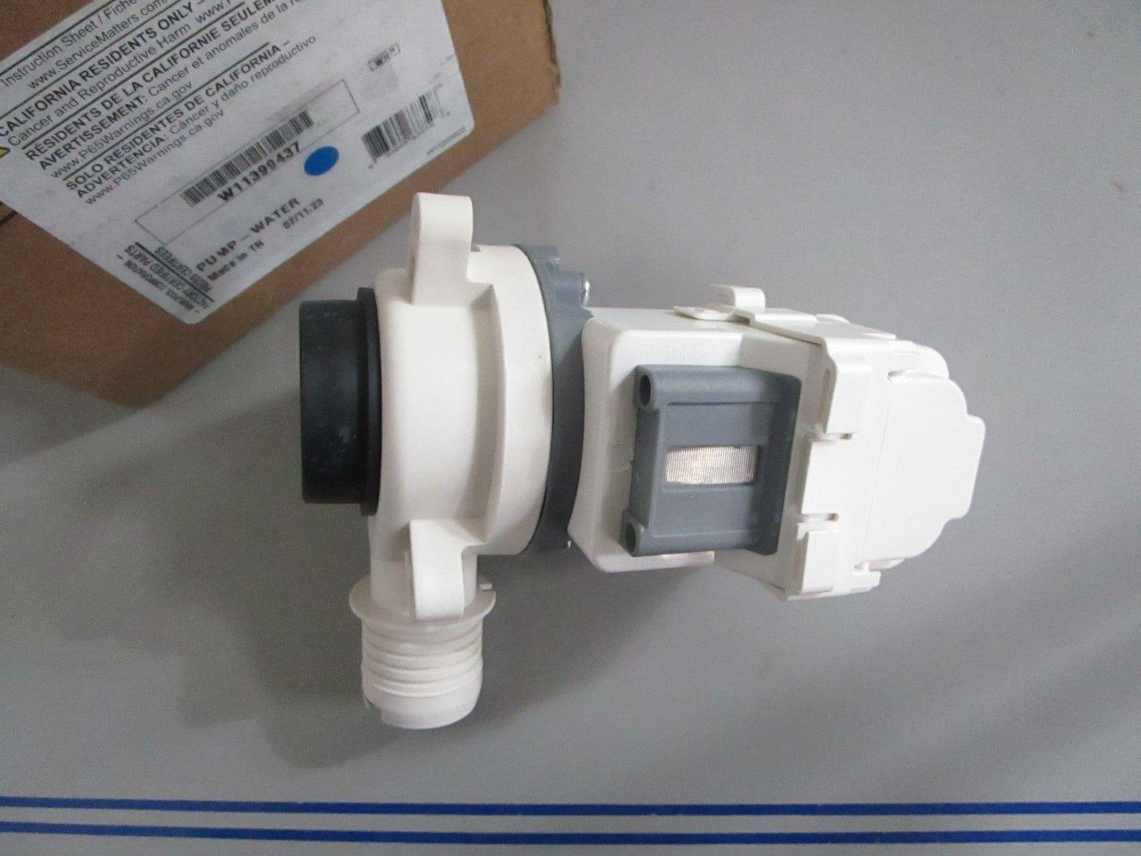 *NEW OEM* 0820 Whirlpool Water Pump W11399437