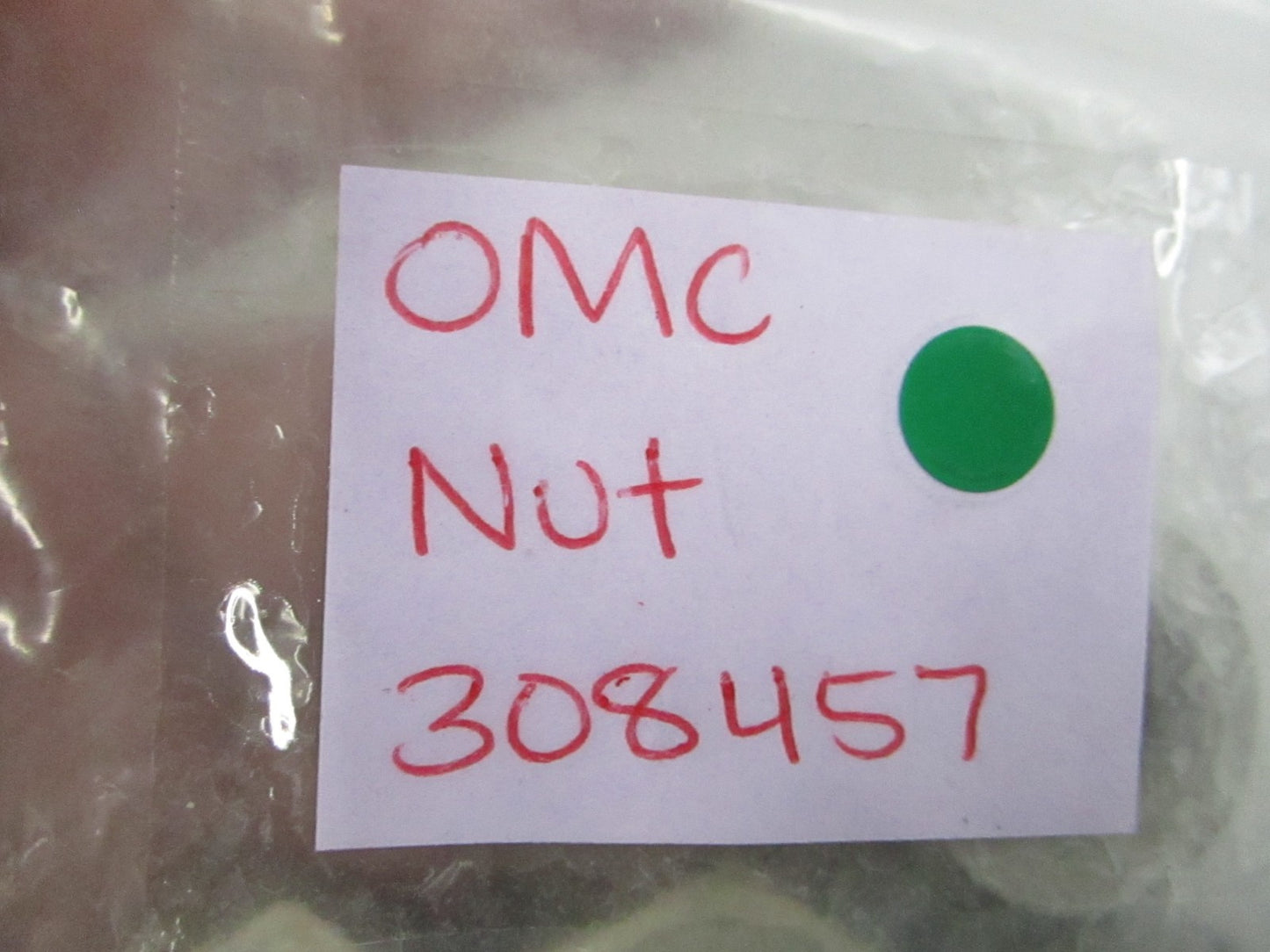 NEW OEM (LOT OF 2) 308457 0308457 OMC Johnson Evinrude Nut 0810