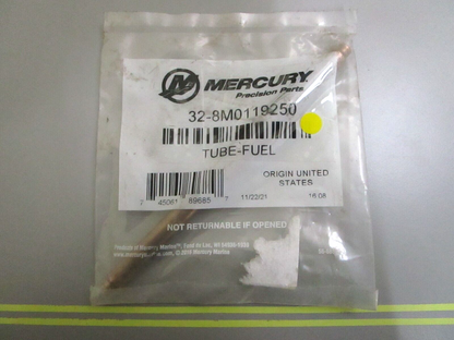 *NEW OEM* 0810 Mercury Quicksilver Fuel Tube 32-8M0119250