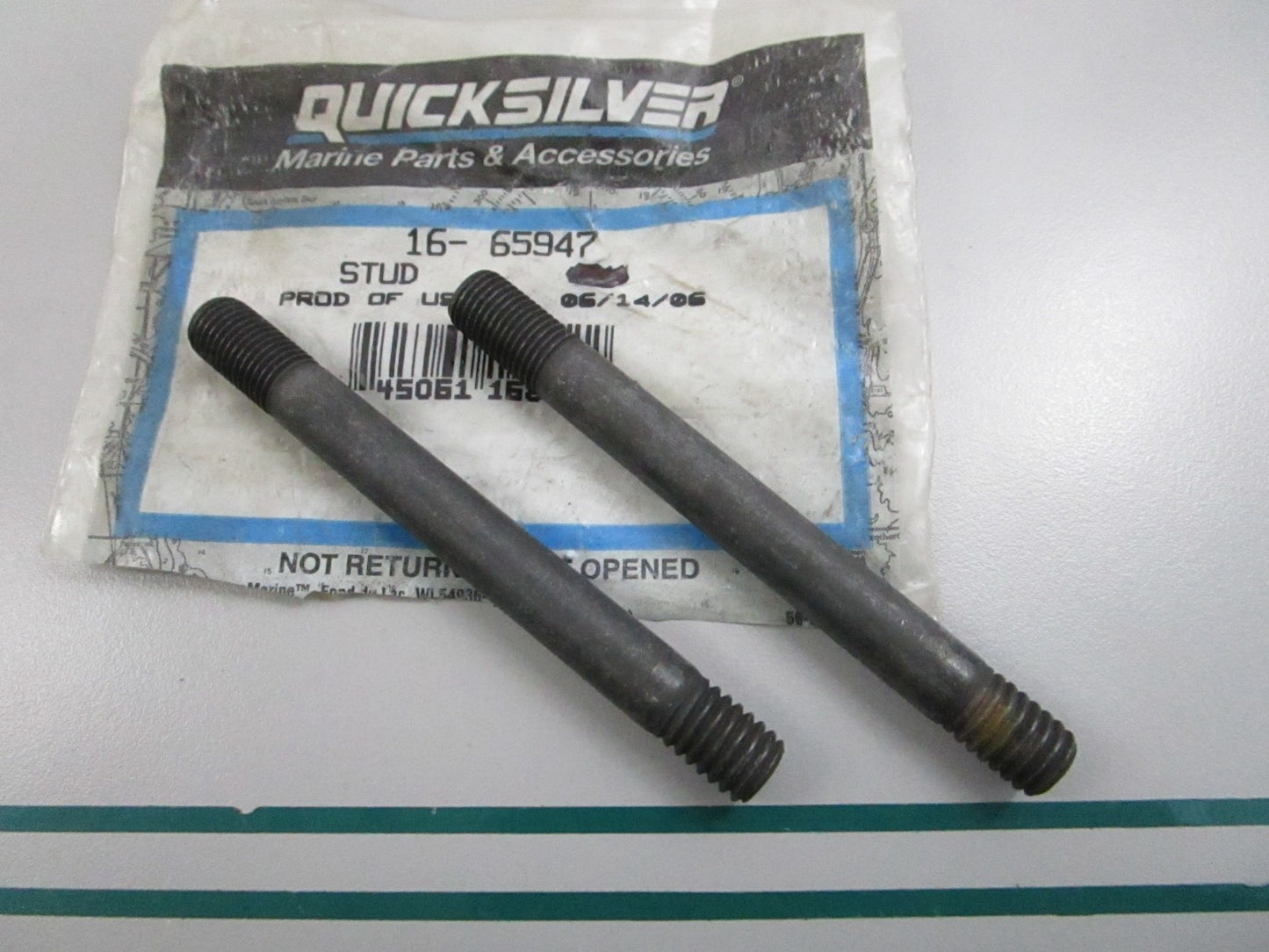 NEW OEM (LOT OF 2) 16-65947 Mercury Quicksilver Stud 0810