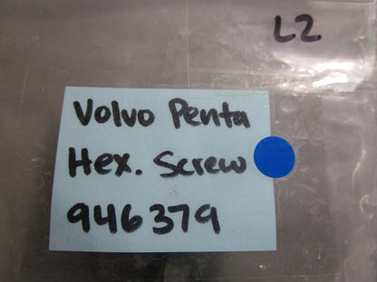 *NEW OEM* (LOT OF 2) 0770 Volvo Penta Hex. Screw 946379
