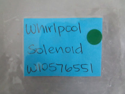 Whirlpool NEW OEM Dishwasher Solenoid W10576551 NOS Genuine Appliance Part 0820