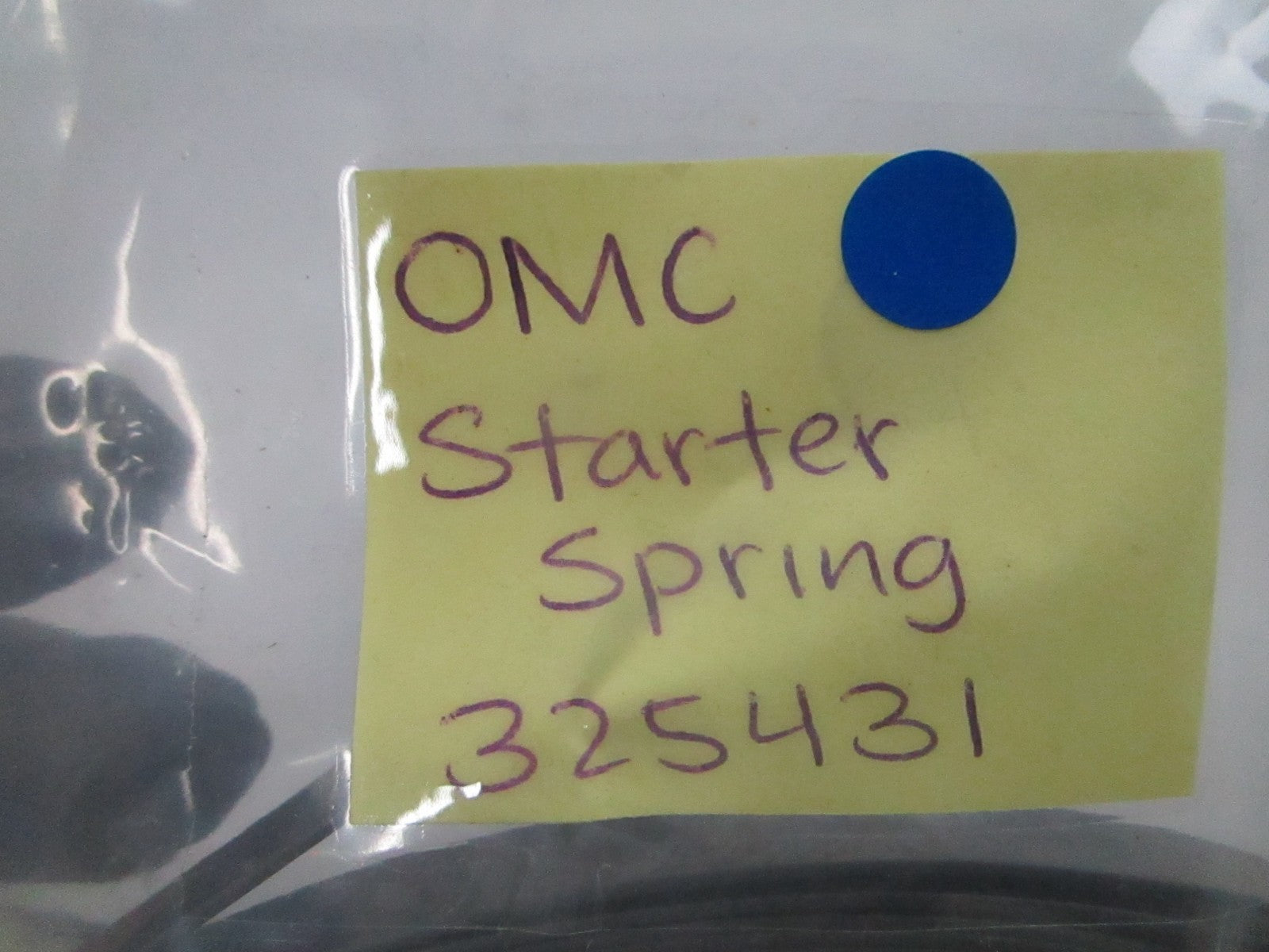 *NEW OEM* 0810 OMC Johnson Evinrude Starter Spring 325431 0325431