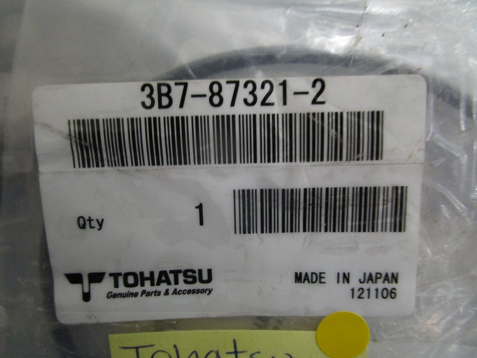 *NEW OEM* 0820 Tohatsu Seal Kit 3B7-87321-2