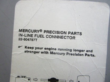 *NEW OEM* 0810 Mercury Quicksilver In-Line Fuel Connector 22-804787T