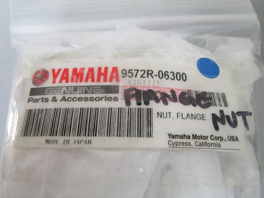 *NEW OEM* (LOT OF 5) 0810 Yamaha Flange Nut 9572R-06300