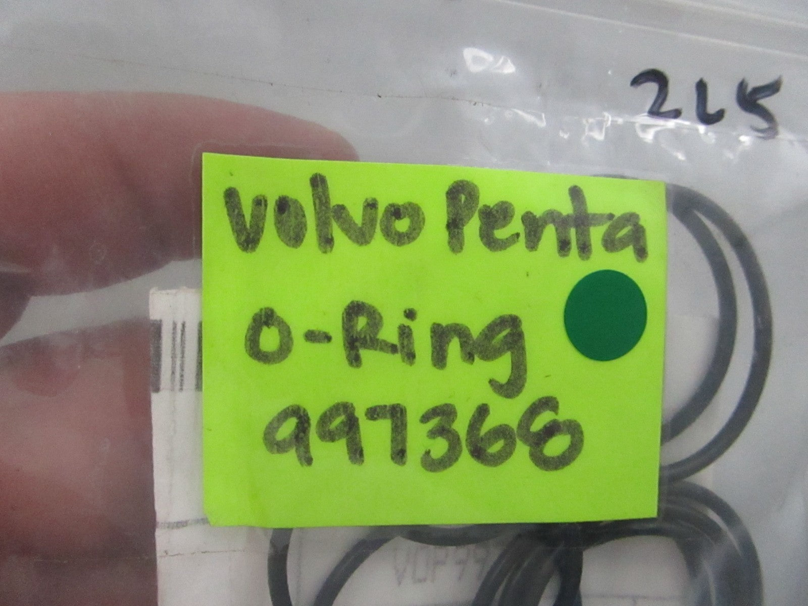 NEW OEM (LOT OF 5) 997368 Volvo Penta O-Ring 0810