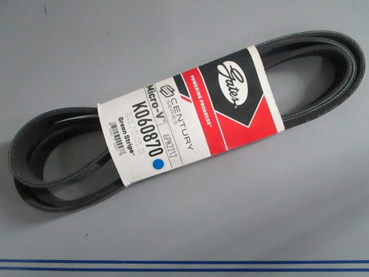 NEW K060870 Gates Century Series Micro-V Serpentine Belt 0820