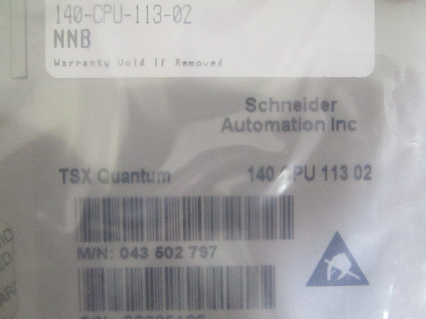 Schneider 140CPU11302 Modicon Quantum CPU Processor 80186 20MHz NEW OEM 0820