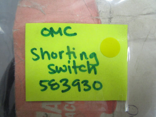*NEW OEM* 0810 OMC Johnson Evinrude Shorting Switch 583930 0583930