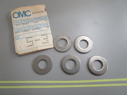 *NEW OEM* (LOT OF 5) 0810 OMC Johnson Evinrude Washer 320248 0320248