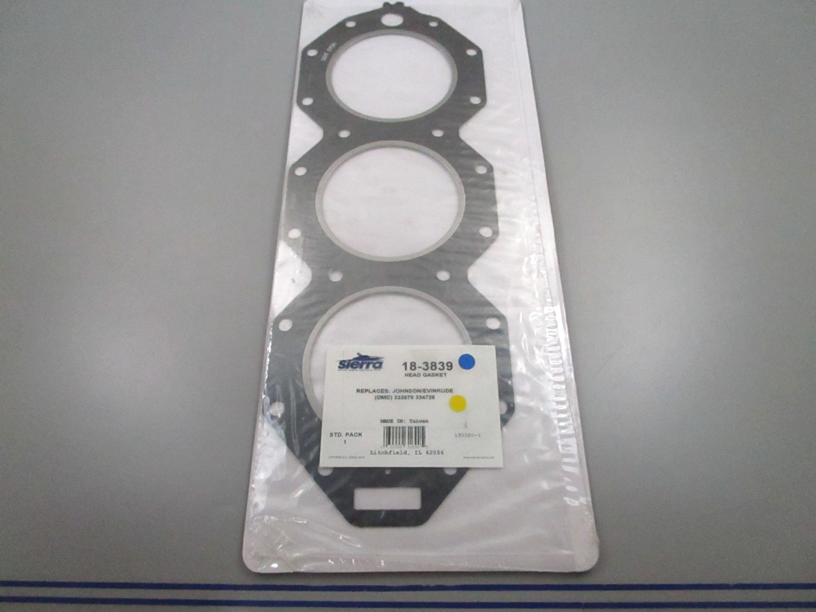 *NEW* 0810 Sierra Head Gasket 18-3839 Replaces: OMC 333670 334726