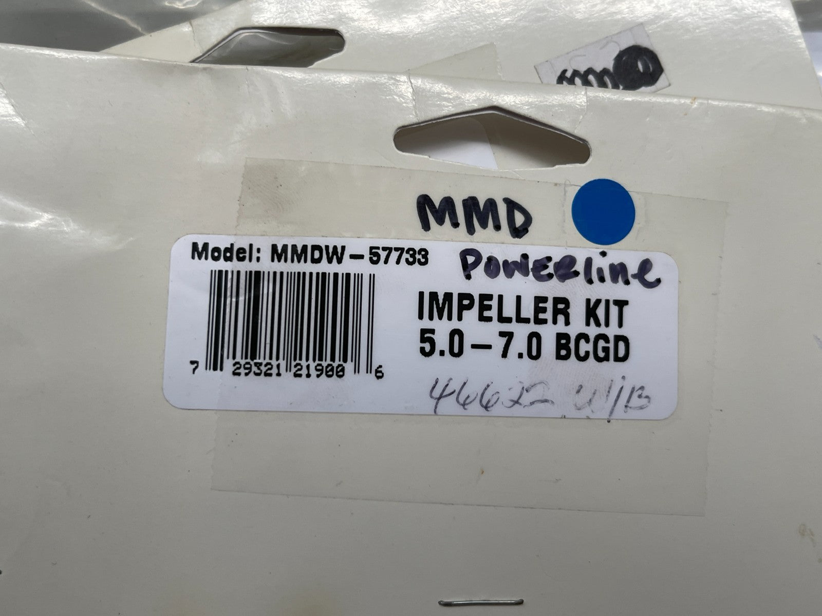 *NEW OEM* 0720 MMD Powerline Impeller Kit 5.0-7.0 BCGD Model: MMDW-57733