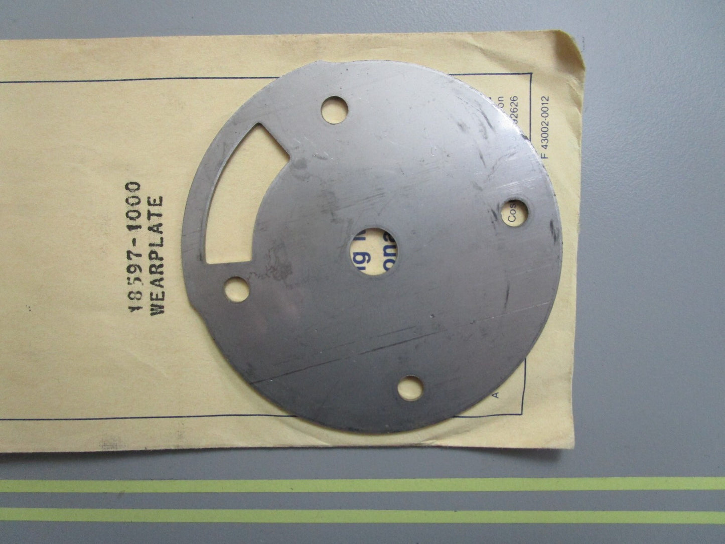 *NEW* 0810 Jabsco Wear Plate 18597-0000