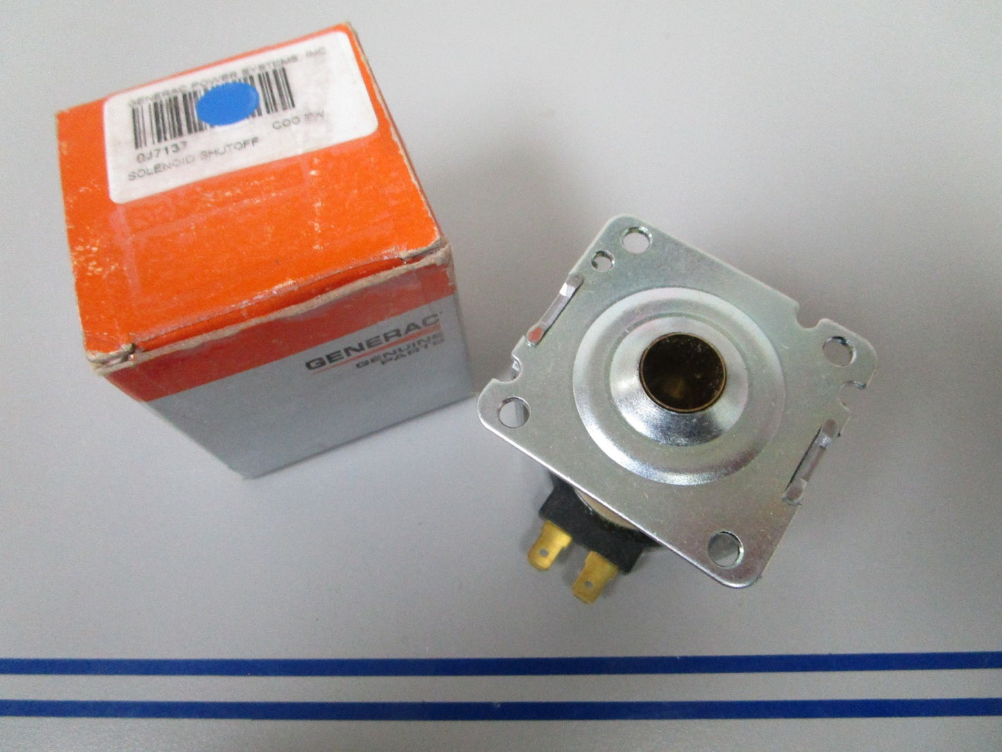 NEW OEM 0J7137 Generac Solenoid Shutoff 0720