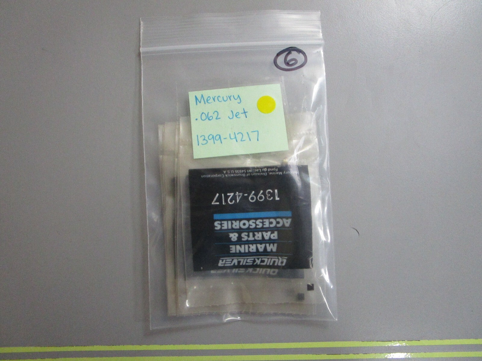 *NEW OEM* 0810 Mercury Quicksilver .062 Jet 1399-4217