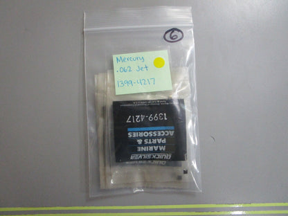 *NEW OEM* 0810 Mercury Quicksilver .062 Jet 1399-4217