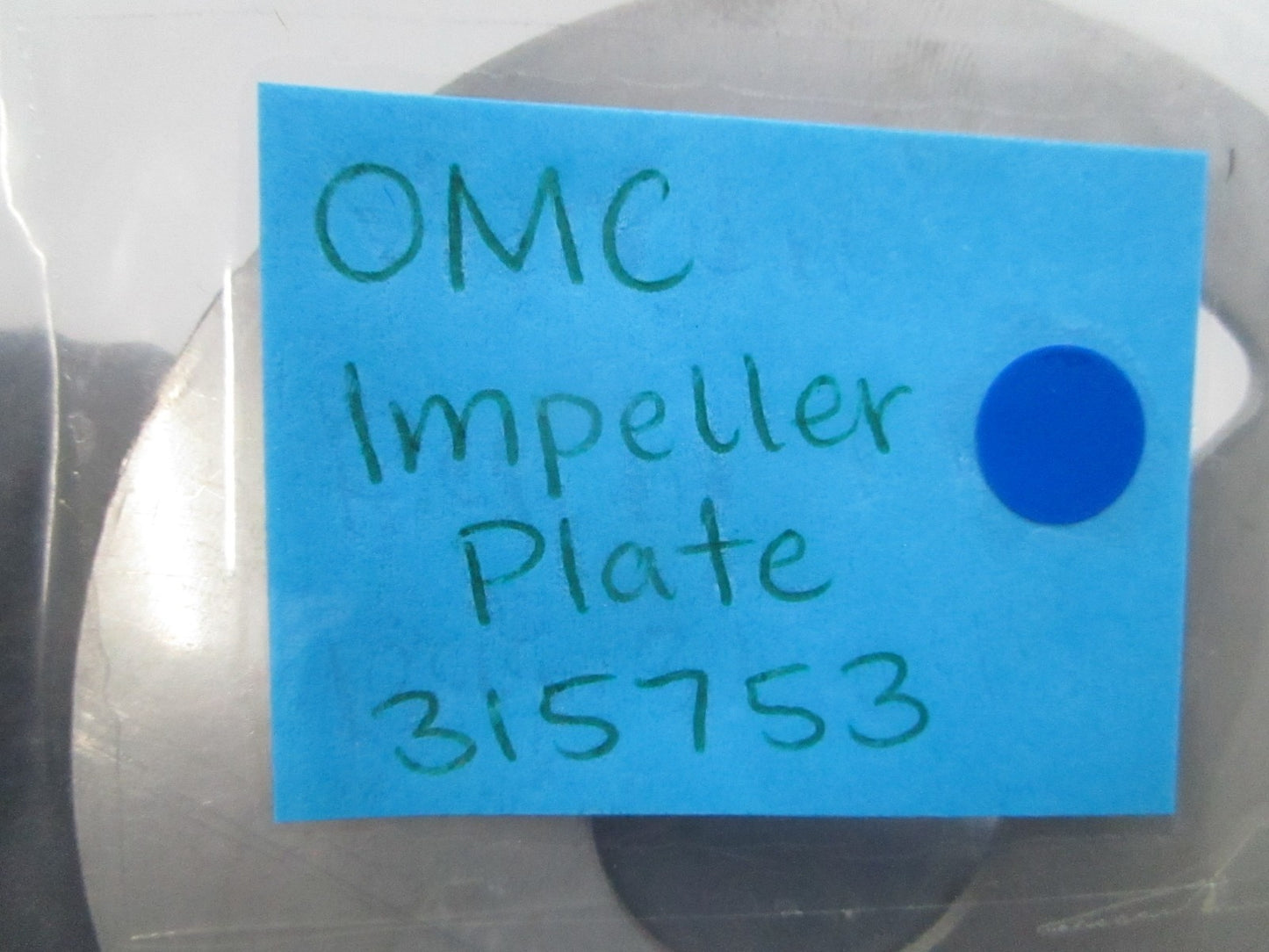 *NEW OEM* 0810 OMC Johnson Evinrude Impeller Plate 315753 0315753