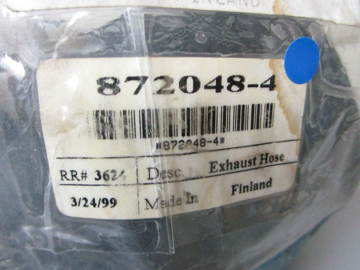 NEW OEM 872048 Volvo Penta Exhaust Hose 0720