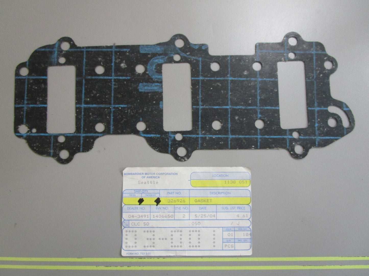 *NEW OEM* 0810 OMC Johnson Evinrude Gasket 326926 0326926