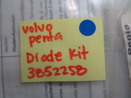 *NEW OEM* 0810 Volvo Penta Diode Kit 3852258