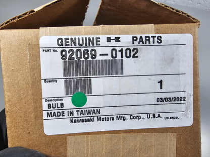 NEW OEM 92069-0102 Kawasaki Bulb 0810