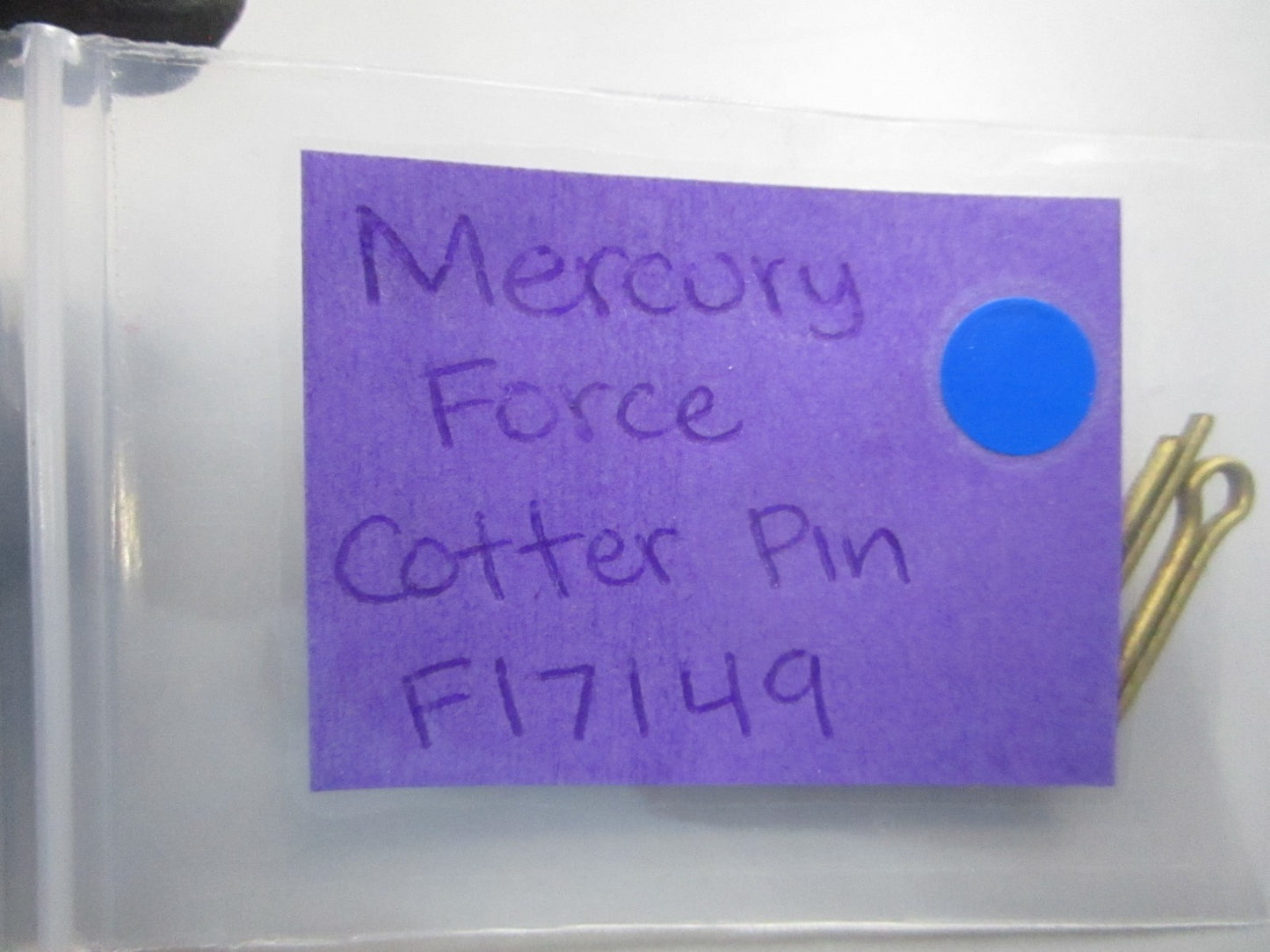 NEW OEM (LOT OF 2) F17149 Mercury Force Cotter Pin 0810