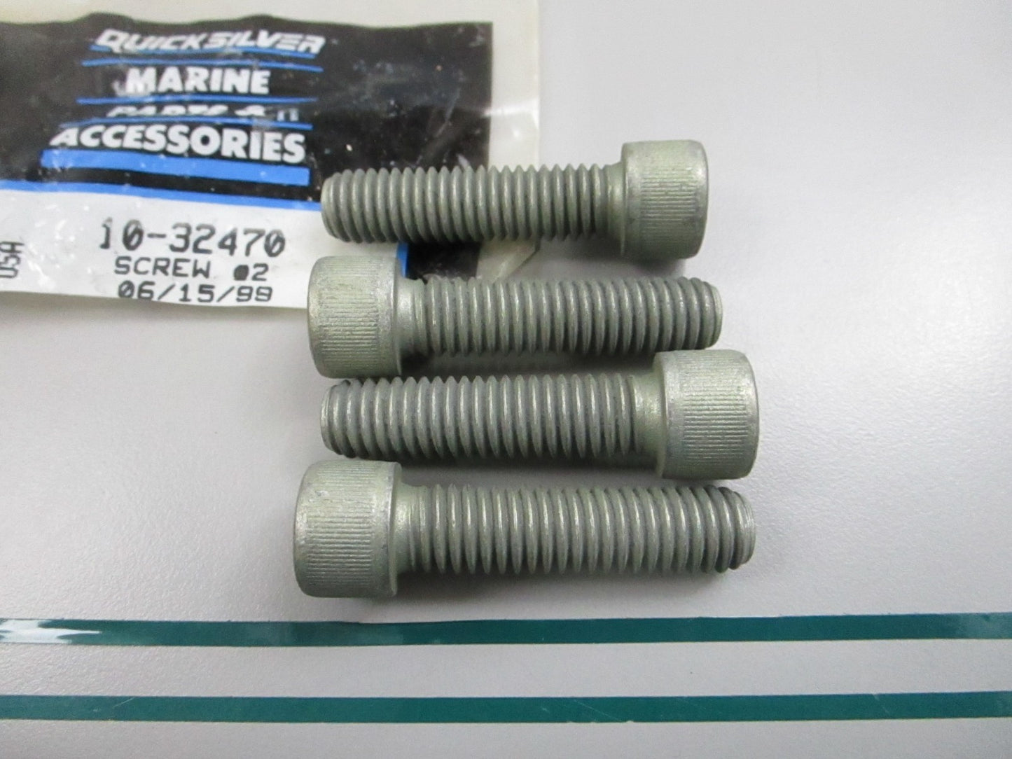 Mercury Quicksilver NEW OEM Trim Tab Screw 10-32470 7/16-14 (LOT OF 4) 0810