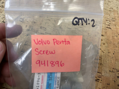 *NEW OEM* 0810 Volvo Penta Screw 941896