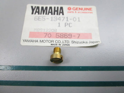 NEW OEM 6E5-13471-01-00 Yamaha Drain Plug Screw 0810