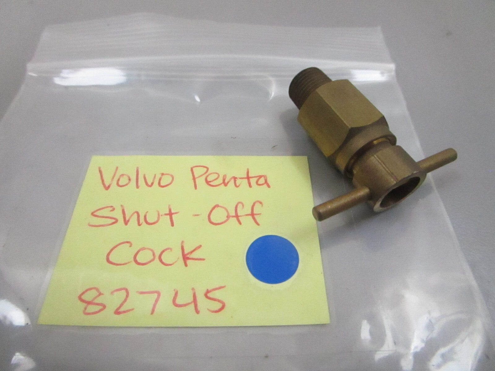 *NEW OEM* 0810 Volvo Penta Shut-Off Cock 82745