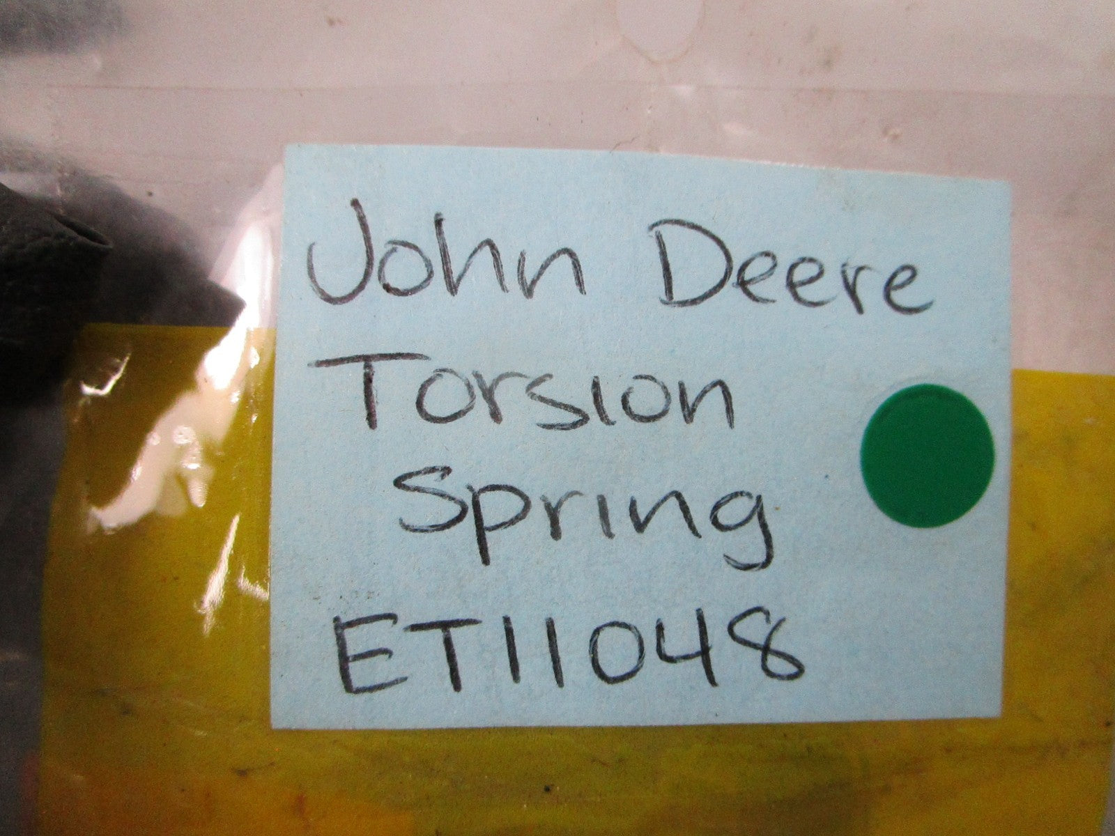 NEW OEM ET11048 John Deere Torsion Spring 0810