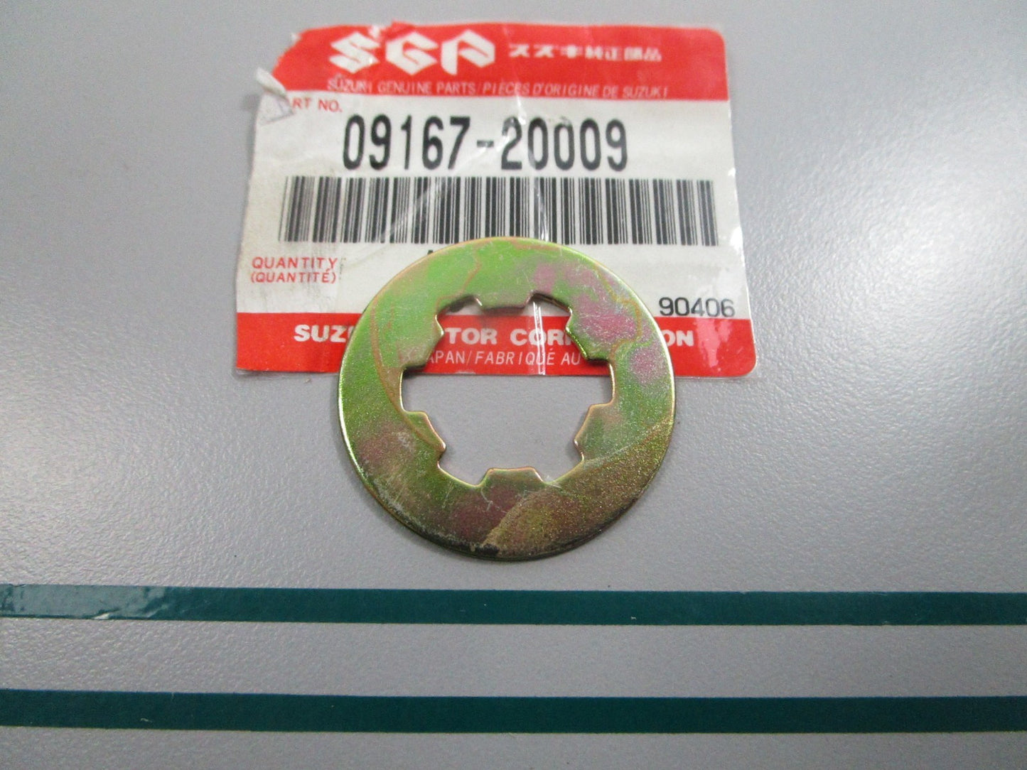 NEW OEM 09167-20009 Suzuki Lock Washer 0810