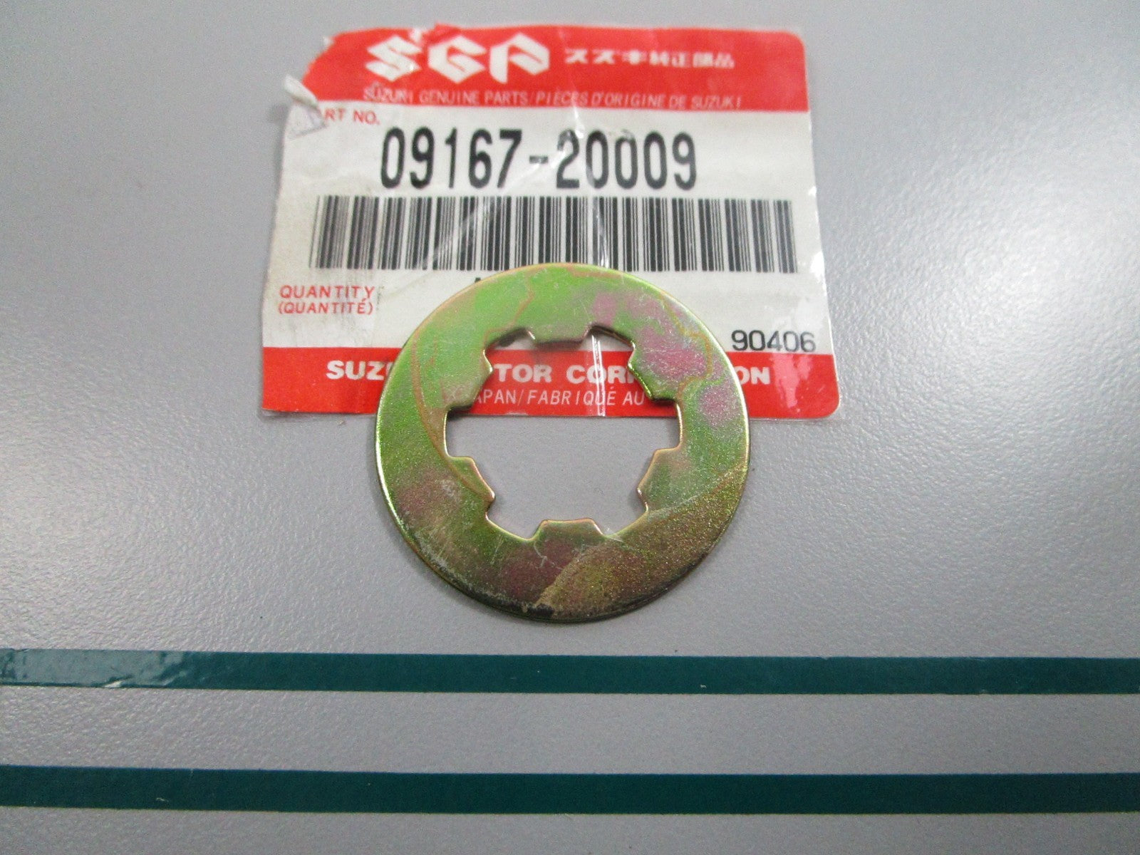 NEW OEM 09167-20009 Suzuki Lock Washer 0810