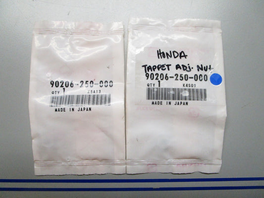 *NEW OEM* (LOT OF 2) 0810 Honda Tappet Adjuster Nut 90206-250-000