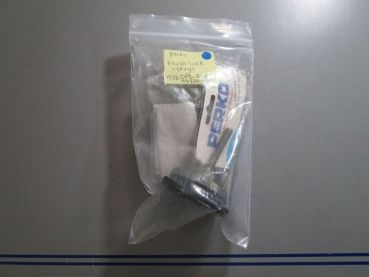 *NEW* 0770 Perko Flush Lock W/Keys 931-DP1-BLK 931DD1Blk