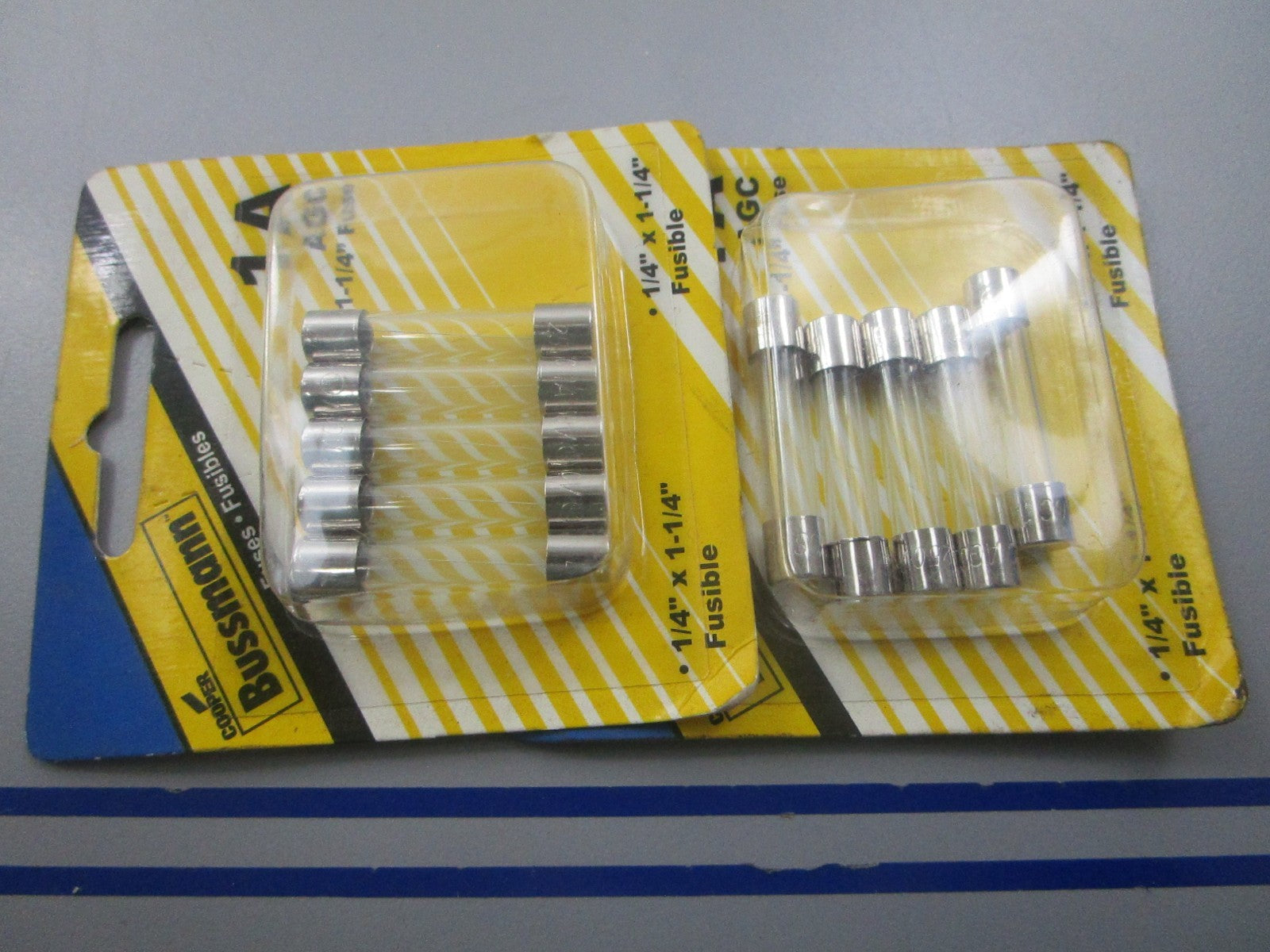NEW (LOT OF 10) BP/AGC-1-RP Bussmann 1/4" x 1 1/4" 1A Fuse 0810