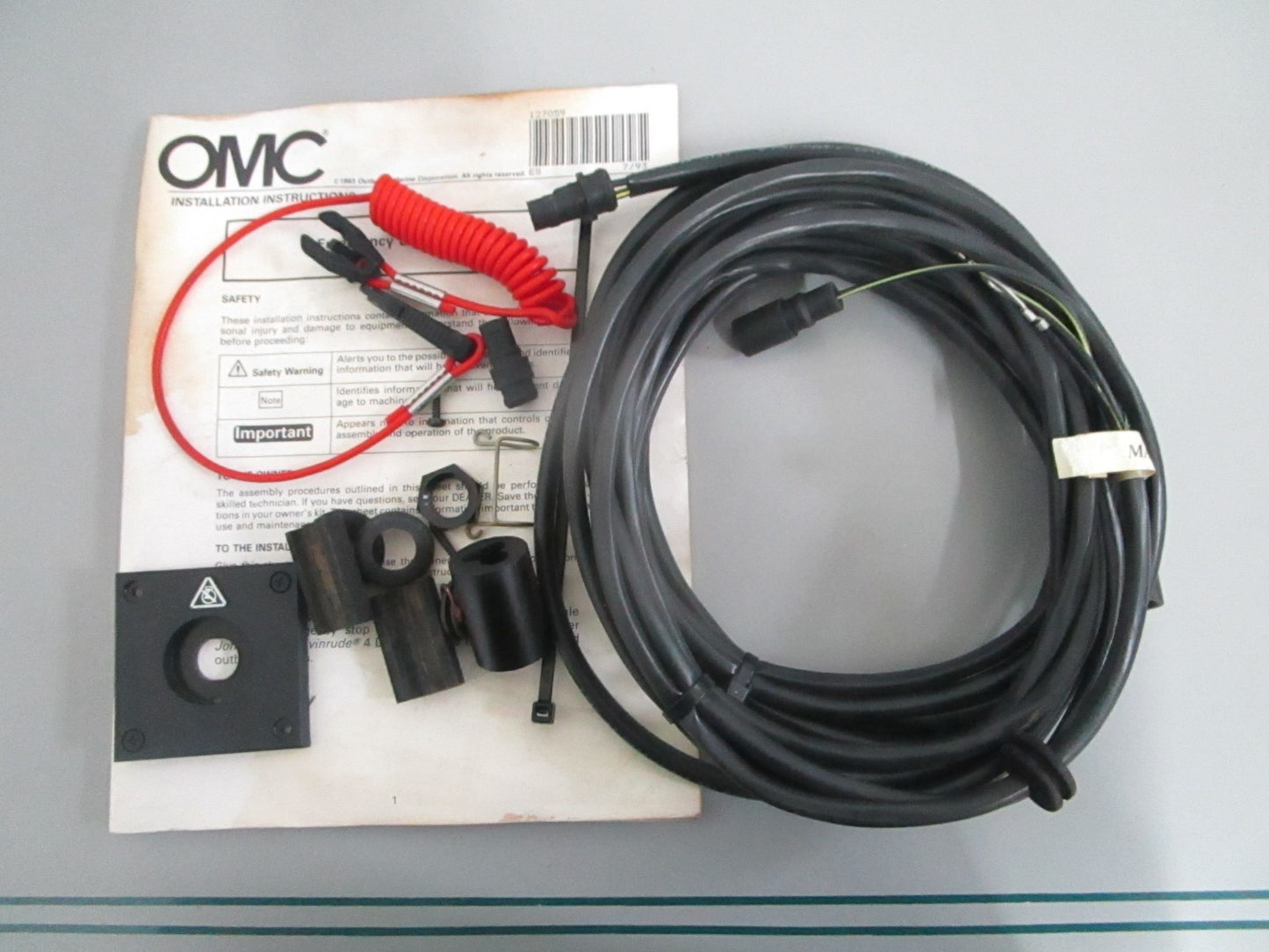NEW OEM 175949 0175949 OMC Johnson Evinrude Emergency Stop Switch 0820