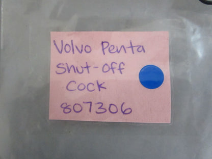 *NEW OEM* 0820 Volvo Penta Shut-Off Cock 807306