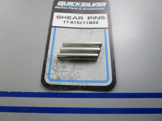 NEW OEM 17-815111Q02 Mercury Quicksilver 3 Shear Pin Kit 0810