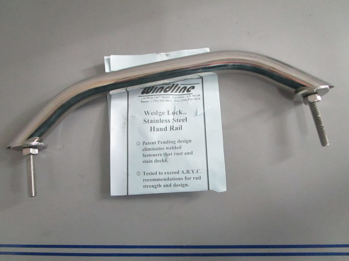 NEW OEM Windline H-100A H100A Wedge Lock Stainless Steel Hand Rail 0820