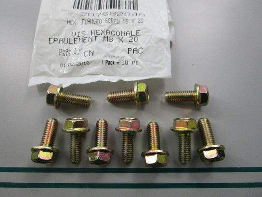 NEW OEM (LOT OF 10) 207682046 Can-Am Screw 0810