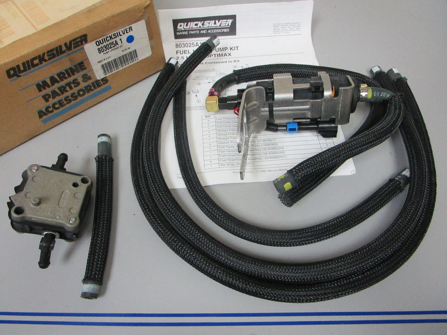 *NEW OEM* 0720 Mercury Quicksilver Fuel Pump Upgrade Kit 803025A1