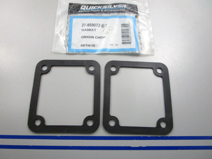 NEW OEM (LOT OF 2) 27-859072 Mercury Quicksilver Gasket 0810