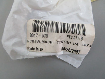 NEW OEM (LOT OF 3) 8017-579 Arctic Cat Machine Screw 0820
