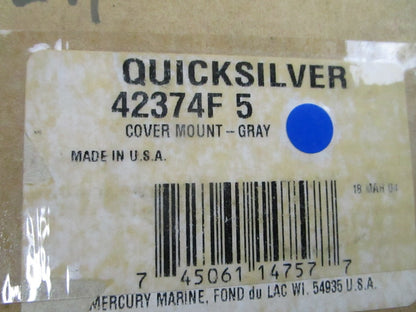 *NEW OEM* 0810 Mercury Quicksilver Gray Cover Mount 42374F 5