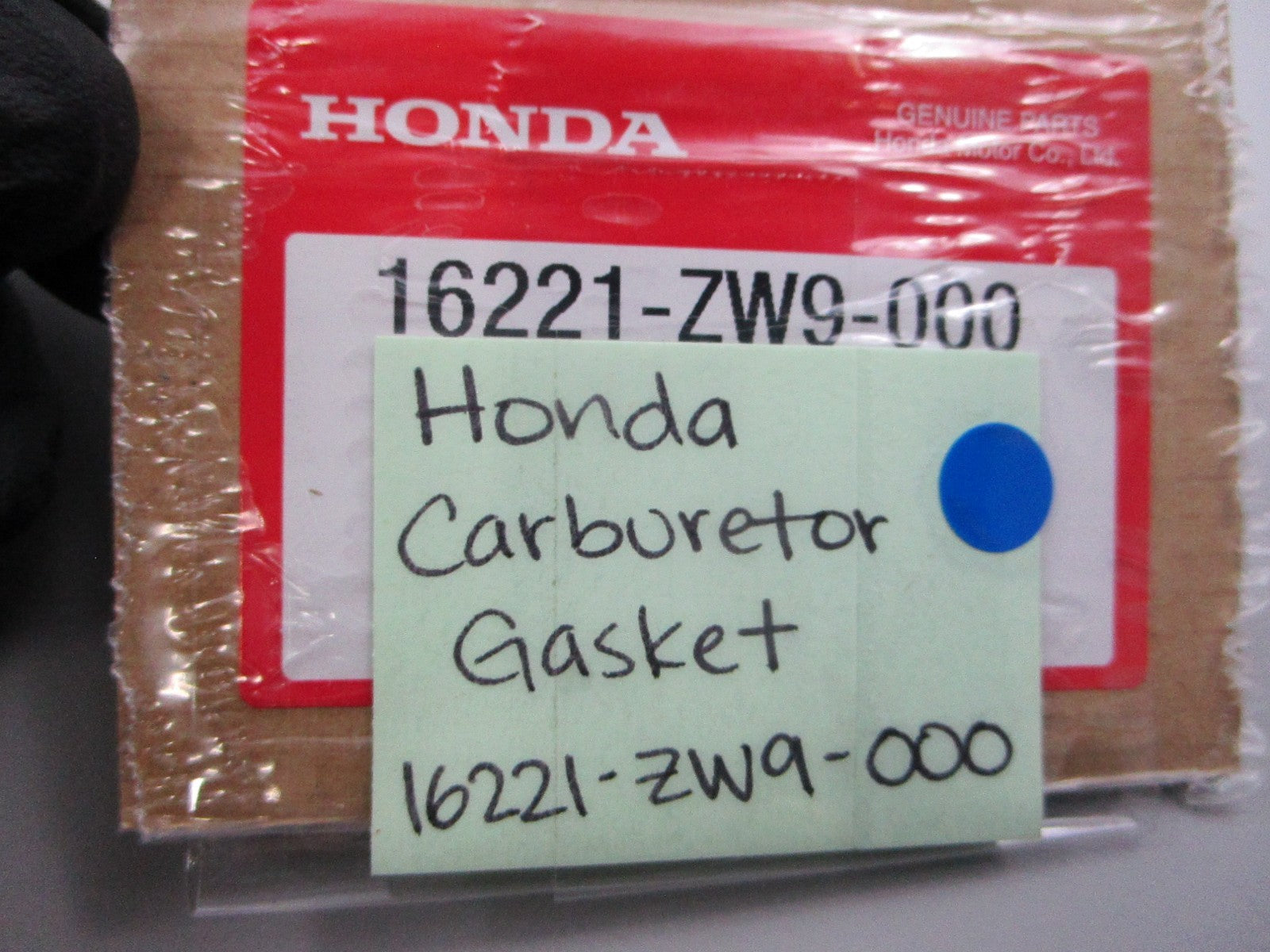 *NEW OEM* 0810 Honda Carburetor Gasket 16221-ZW9-000