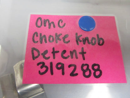 NEW OEM 319288 0319288 OMC Johnson Evinrude Choke Knob Detent 0720