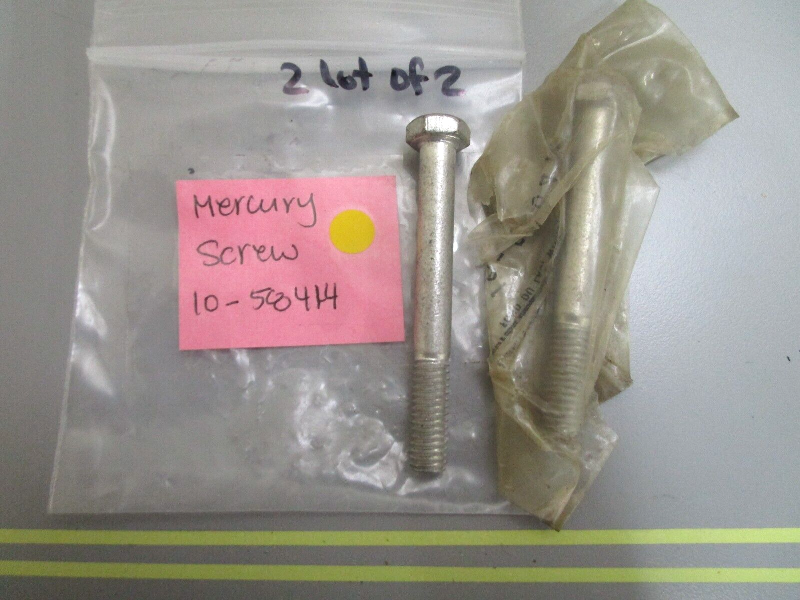 *NEW OEM* (LOT OF 2) 0810 Mercury Quicksilver Screw 10-58414