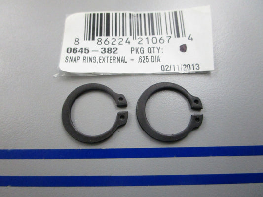 NEW OEM (LOT OF 2) 0645-382 Arctic Cat Snap Ring 0810